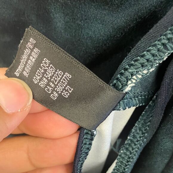 Victoria's Secret Deep Green & Black Tie dye Soft Jumpsuit Scoop Back Medium 716 - Picture 8 of 9